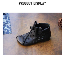 Load image into Gallery viewer, "Arna" Collection Shoes - Handcrafted Originals - Unique Stunning Footwear - Leathers -Ankle Boots for Women Shoes Genuine Leather Shoes
