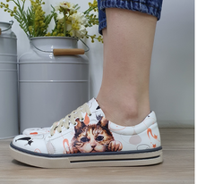 Load image into Gallery viewer, Digital Print Colourful Patterned Women's Sports Shoes
