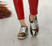 Load image into Gallery viewer, Digital Print Colourful Patterned Women's Sports Shoes
