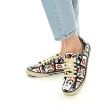 Load image into Gallery viewer, Digital Print Colourful Patterned Women's Sports Shoes - Many Colours &amp; Styles

