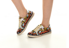 Load image into Gallery viewer, Digital Print Colourful Patterned Women's Sports Shoes - Many Colours &amp; Styles
