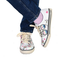 Load image into Gallery viewer, Digital Print Colourful Patterned Women's Sports Shoes Classic Shoes Flat Camouflage Casual Shoes Fashion 2021
