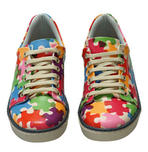 Load image into Gallery viewer, Digital Print Colourful Patterned Women's Sports Shoes
