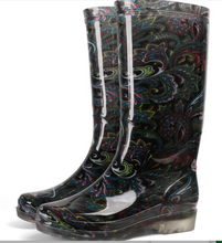 Load image into Gallery viewer, Rainboots/Gumboots Women High-Top NON-SLIP, WATERPROOF, PVC
