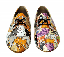 Load image into Gallery viewer, Cats Pattern Daily Print Women Leather - Many Styles &amp; Colours

