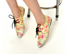 Load image into Gallery viewer, Oxford Cats Pattern Daily Print Women Leather - Many Styles &amp; Colours - Summer Breathable Flats Shoes Mesh New Season 2021 Fashion Lace-up Platform
