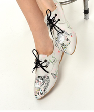 Load image into Gallery viewer, Cats Pattern Daily Print Women Leather - Many Styles &amp; Colours
