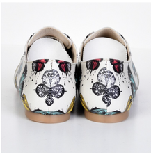 Load image into Gallery viewer, Oxford Cats Pattern Daily Print Women Leather - Many Styles &amp; Colours - Summer Breathable Flats Shoes Mesh New Season 2021 Fashion Lace-up.

