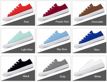 Load image into Gallery viewer, SPECIAL Personalised - Customised Shoes -  2 Styles - Canvas Flat Casual - Make your own Limited Edition (Photo/Picture/Logo/Pattern/Print)
