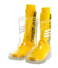 Load image into Gallery viewer, Children's Clear Waterproof PVC Soft Rubber Rain Boots - Unisex
