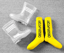 Load image into Gallery viewer, Children's Clear Waterproof PVC Soft Rubber Rain Boots - Unisex
