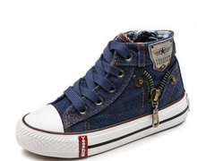 Load image into Gallery viewer, Boys Girls Sport Shoes Breathable Denim Sneakers
