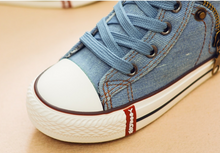 Load image into Gallery viewer, Boys Girls Sport Shoes Breathable Denim Sneakers
