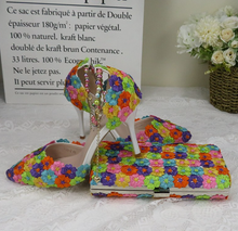 Load image into Gallery viewer, Limited Edition - Luxury Lace Shoe Set - Many colours &amp; Sizes (Shoe + Clutch)
