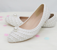 Load image into Gallery viewer, Limited Edition - Luxury Lace Shoe Set - Many colours &amp; Sizes (Shoe + Clutch) Wedding
