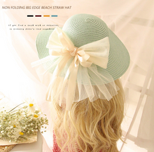 Load image into Gallery viewer, "Arna" Collection - Girls Hats - Many Sizes and Colours (2-6 years) Straw with Bow
