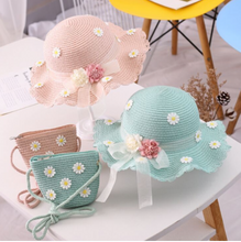 Load image into Gallery viewer, "Arna" Collection - Girls Hat - Many Colours - 2-8 Years - 2 Piece Set
