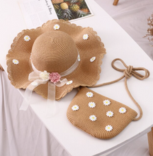 Load image into Gallery viewer, "Arna" Collection - Girls Hat - Many Colours - 2-8 Years - 2 Piece Set
