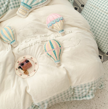 Load image into Gallery viewer, "Arna's" Collection - Luxury Flannel Velvet #D Mushrooms Bedding Set 6 piece Twin/Single
