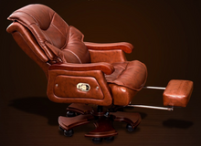 Load image into Gallery viewer, "Arna Royal Victorian Collection" Luxury Plus Furniture - Office Leather Reclining Business Chair CEO
