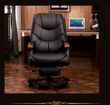 Load image into Gallery viewer, "Arna Royal Victorian Collection" Luxury Plus Furniture - Office Leather Reclining Business Chair CEO
