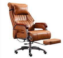 Load image into Gallery viewer, "Arna Royal Victorian Collection" Luxury Plus Furniture - Office Leather Reclining Business Chair CEO
