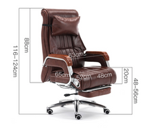 Load image into Gallery viewer, "Arna Royal Victorian Collection" Luxury Plus Furniture - Office Leather Reclining Business Chair CEO
