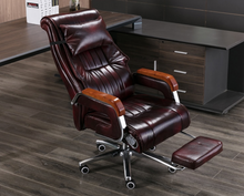 Load image into Gallery viewer, "Arna Royal Victorian Collection" Luxury Plus Furniture - Office Leather Reclining Business Chair CEO

