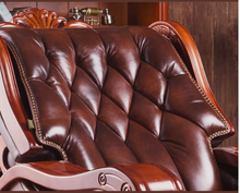 Load image into Gallery viewer, "Arna Royal Victorian Collection" Luxury Plus Furniture - Office Leather Massage Reclining Business Chair CEO
