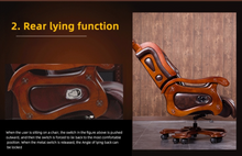 Load image into Gallery viewer, "Arna Royal Victorian Collection" Luxury Plus Furniture - Office Leather Massage Reclining Business Chair CEO
