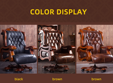 Load image into Gallery viewer, "Arna Royal Victorian Collection" Luxury Plus Furniture - Office Leather Massage Reclining Business Chair CEO
