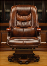 Load image into Gallery viewer, "Arna Royal Victorian Collection" Luxury Plus Furniture - Office Leather Reclining Business Chair
