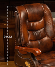 Load image into Gallery viewer, "Arna Royal Victorian Collection" Luxury Plus Furniture - Office Leather Reclining Business Chair
