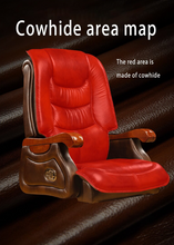 Load image into Gallery viewer, "Arna Royal Victorian Collection" Luxury Plus Furniture - Office Leather Reclining Business Chair
