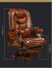 Load image into Gallery viewer, "Arna Royal Victorian Collection" Luxury Plus Furniture - Office Leather Reclining Business Chair
