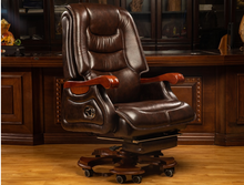 Load image into Gallery viewer, "Arna Royal Victorian Collection" Luxury Plus Furniture - Office Leather Reclining Business Chair
