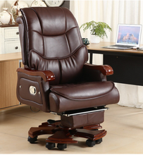 Load image into Gallery viewer, "Arna Royal Victorian Collection" Luxury Plus Furniture - Office Leather Reclining Business Chair CEO
