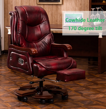 Load image into Gallery viewer, "Arna Royal Victorian Collection" Luxury Plus Furniture - Office Leather Reclining Business Chair CEO
