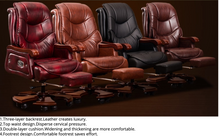Load image into Gallery viewer, "Arna Royal Victorian Collection" Luxury Plus Furniture - Office Leather Reclining Business Chair CEO
