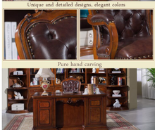 Load image into Gallery viewer, "Arna Royal Victorian Collection" Luxury Plus Furniture - Office Leather Reclining Business Chair President

