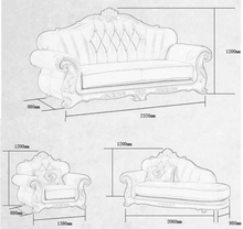 Load image into Gallery viewer, "Arna Royal Victorian Collection" Luxury Plus Furniture - Exquisite European 3 Piece Lounge Suite

