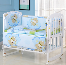 Load image into Gallery viewer, "Arna Collection" Bumper Set for Cot - Including Mattress - 6 pieces
