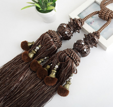 Load image into Gallery viewer, "Arna Collection" Retro/Classical/Vintage Rope Curtain Ties - Many COLOURS x 2 Pieces

