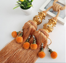 Load image into Gallery viewer, "Arna Collection" Retro/Classical/Vintage Rope Curtain Ties - Many COLOURS x 2 Pieces

