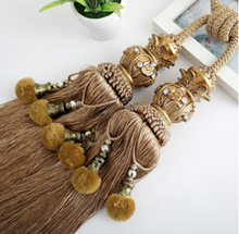 Load image into Gallery viewer, "Arna Collection" Retro/Classical/Vintage Rope Curtain Ties - Many COLOURS x 2 Pieces
