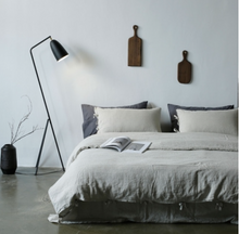 Load image into Gallery viewer, "Arna Lisa" Royal Collection - 100% Pure Linen Comfortable Breathable Bedding Set Natural Plant Fiber Flax Duvet Cover
