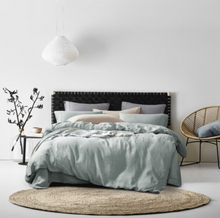 Load image into Gallery viewer, "Arna Lisa" Royal Collection - 100% Pure Linen Comfortable Breathable Bedding Set Natural Plant Fiber Flax Duvet Cover
