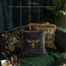 Load image into Gallery viewer, "Arna Royal Victorian Collection" European-Style Sofa Cushion Cover Luxury Embroidery
