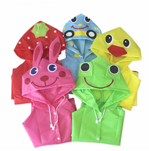 Load image into Gallery viewer, Animal Style Waterproof Kids Raincoat For Children Rain Coat Rainwear/Rainsuit Student Poncho
