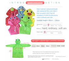 Load image into Gallery viewer, Animal Style Waterproof Kids Raincoat For Children Rain Coat Rainwear/Rainsuit Student Poncho
